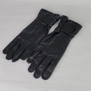 Harley Davidson Mens Black Leather Gloves Size Large